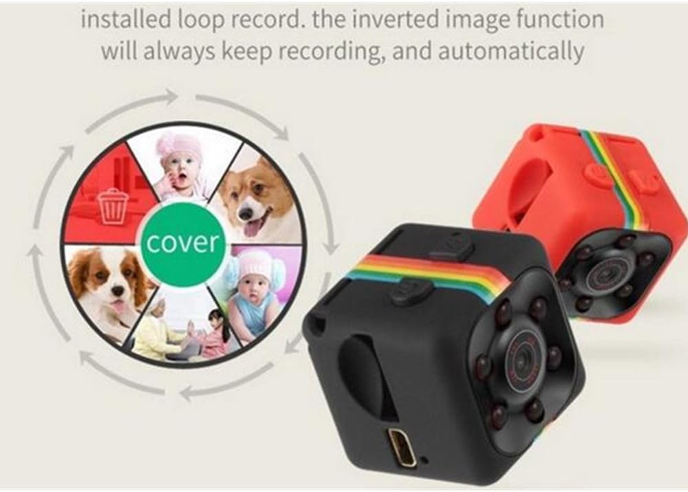 Mini 1080p Spy Camera with Night Vision & Motion Detection